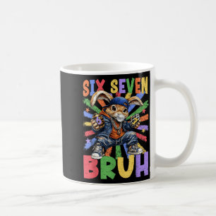 Caneca De Café Feliz Páscoa Bruh 6 7 Seis Sete 67 Coelho Páscoa O