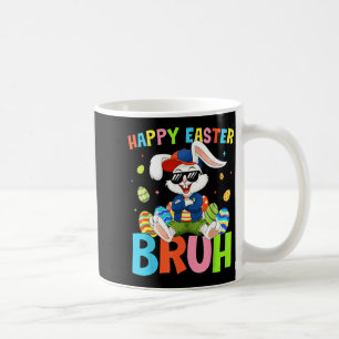 Caneca De Café Feliz Páscoa Bruh Bunny para Crianças Meninos Meni