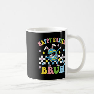 Caneca De Café Feliz Páscoa Bruh Divertido Coelho Dabbing Ovos Me