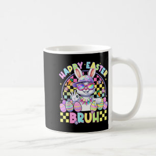Caneca De Café Feliz Páscoa Bruh Divertido Seis Sete Meme Coelho