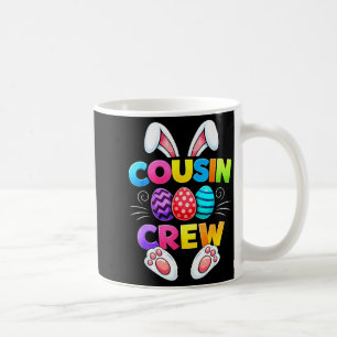 Caneca De Café Feliz Páscoa equipe de primos coelho família combi