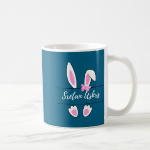 Caneca De Café Feliz Páscoa feliz páscoa gráfico novidade croata
