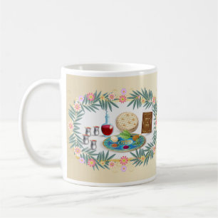 Caneca De Café Feliz Passover Holiday Pesach Seder