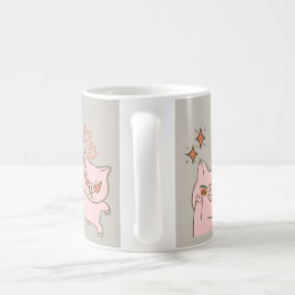 Caneca De Café Feliz porco