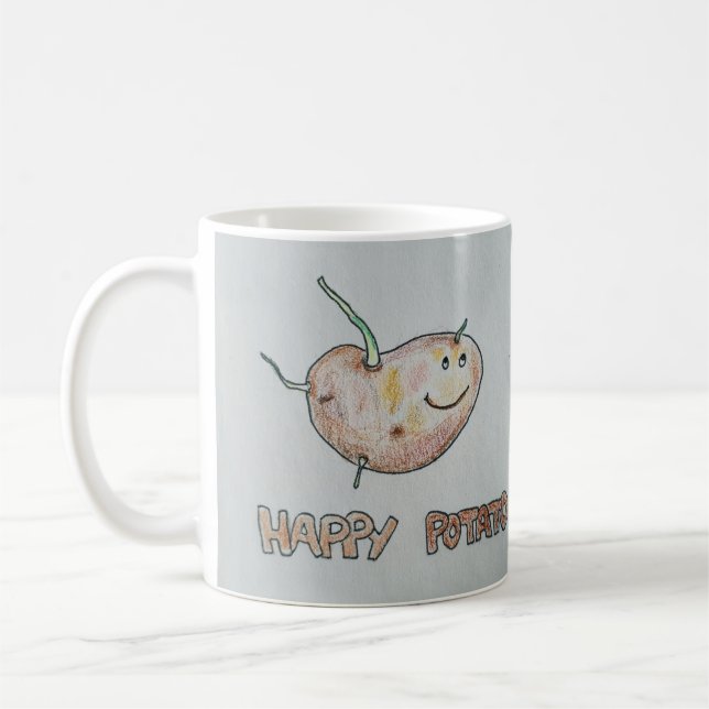 Caneca De Café Feliz Potato Mug (Esquerda)