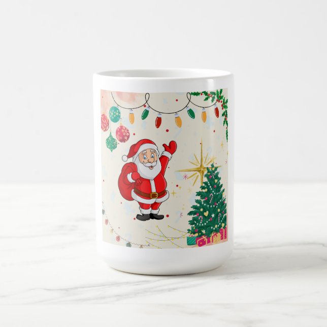 Caneca De Café Feliz presente de Natal (Centro)