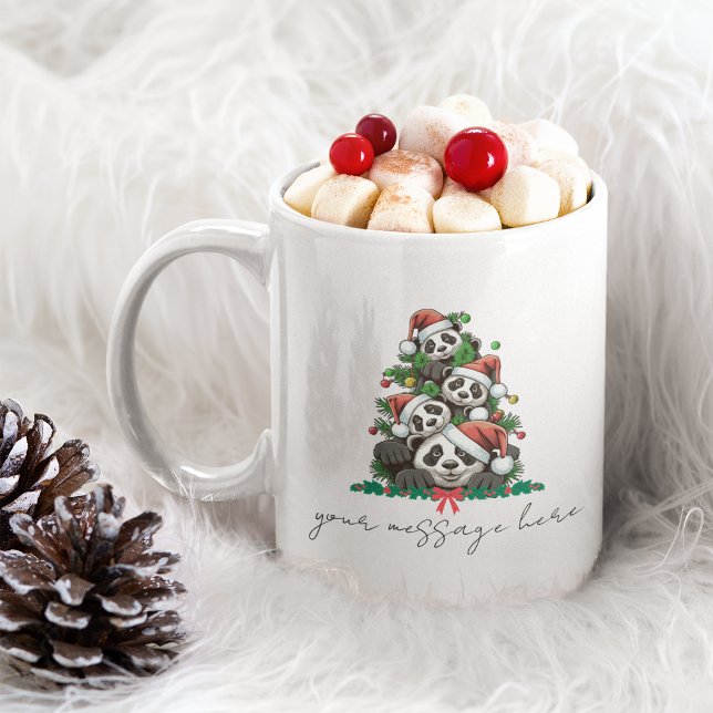 Caneca De Café Feliz presente personalizado de café de Natal Mug (Merry Christmas Coffee Mug Personalized Gift)