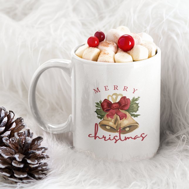Caneca De Café Feliz presente personalizado de café de Natal Mug (Merry Christmas Coffee Mug Personalized Gift)