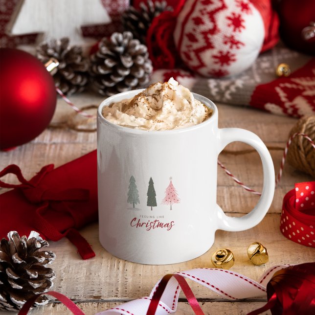 Caneca De Café Feliz presente personalizado de café de Natal Mug (Merry Christmas Coffee Mug Personalized Gift)