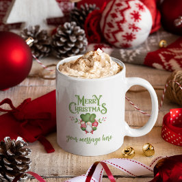 Caneca De Café Feliz presente personalizado de café de Natal Mug