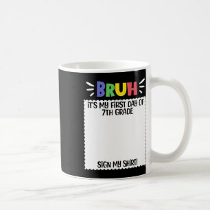 Caneca De Café Feliz Primeiro Dia De Aula Professor Primeiro Dia