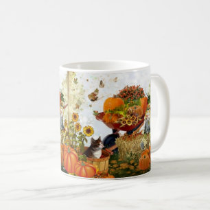 Caneca De Café Feliz Queda Fall Season Cat Aloja Café Mug