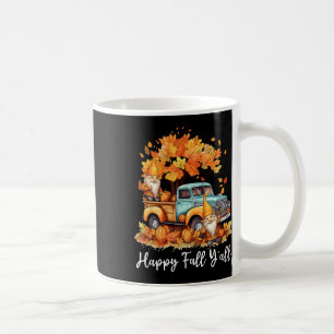 Caneca De Café Feliz Queda Todos Vocês Gnomo Pumpkin Truck Ação d
