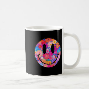 Caneca De Café Feliz Retro Daisy Smile Face Cara Com Homens Estét