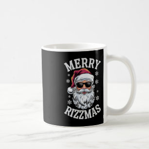 Caneca De Café Feliz Rizzmas Natal Engraçado Papai Noel Feliz Ch