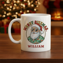 Feliz Rizzmas Papai Noel de Óculos de Sol Natal Di