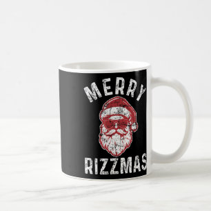 Caneca De Café Feliz Rizzmas Papais noeis Engraçados Rizz A Época