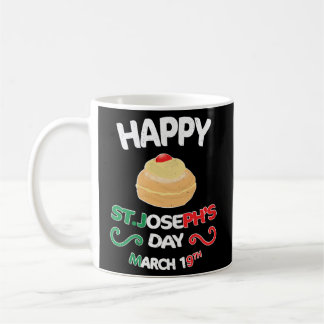 Caneca De Café Feliz Rua Josephs Day Sfingi Zeppole