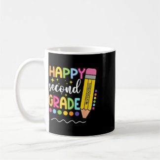 Caneca De Café Feliz Segundo Ano Primeiro Dia De Aula Volta às Au