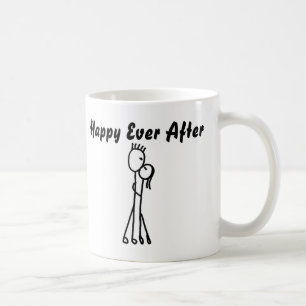 Caneca De Café Feliz Sempre Depois, Casamento De Café De Present