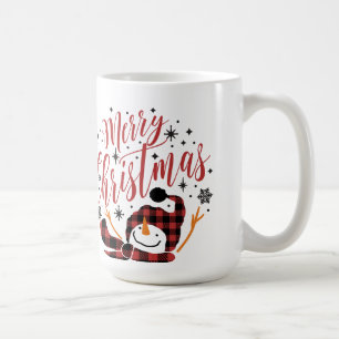 Caneca De Café Feliz Snowman