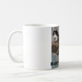 Caneca De Café Feliz Tortie Terça Mug