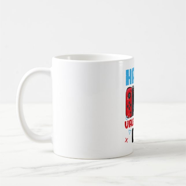 Caneca De Café Feliz Valentines Day Controller Vídeo Game Heart B (Esquerda)