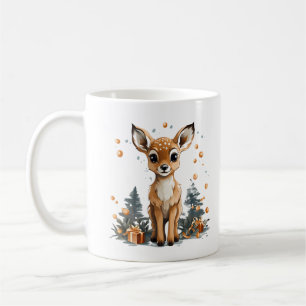 Caneca De Café Feliz veado de Natal