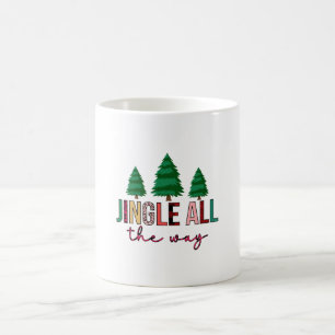 Caneca De Café Feliz Xmas Jingle Por Todo O Caminho