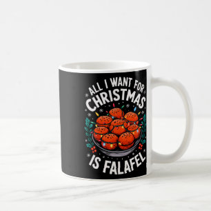 Caneca De Café Feliz Xmas Tudo O Que Quero Para Os Homens Falafel