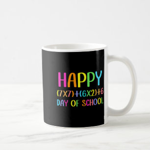 Caneca De Café Felizes 67 Dias De Escola Professor De Matemática