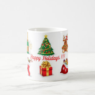 Caneca De Café Felizes Feriados!! Coffee Mug
