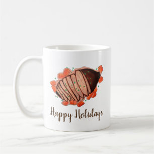 Caneca De Café Felizes Feriados Criados de Carne Brisket Judaica