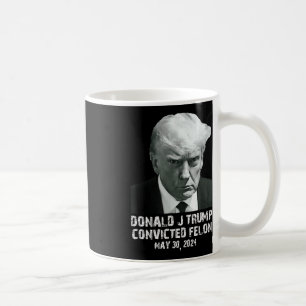 Caneca De Café Felon Donald Trump Guilty O Bloqueou Na Prisão Tru