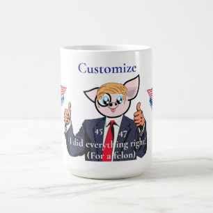 Caneca De Café Felon Presidente Thunder_Cove