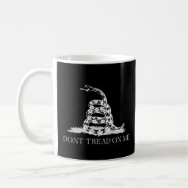 Caneca De Café Felpudo Express® Classic Gadsden Flag Black