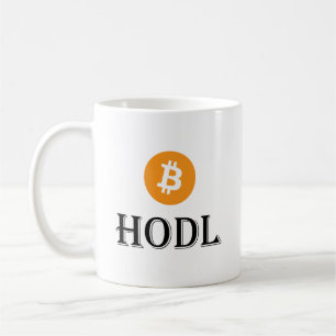 Caneca De Café Felpudo Express® HODL Bitmoney