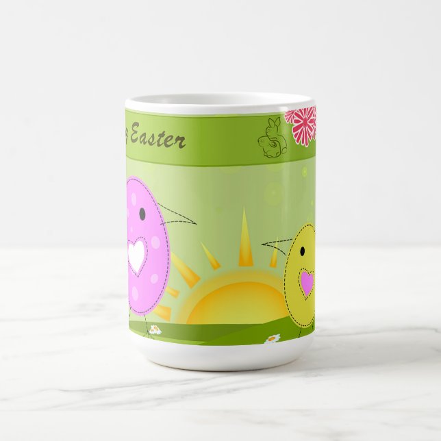 Caneca De Café Felz pascoa (Centro)