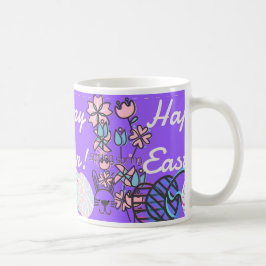 Caneca De Café Felz pascoa