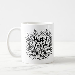 Caneca De Café Felz pascoa Bonito: Perfeito para a Páscoa da manh