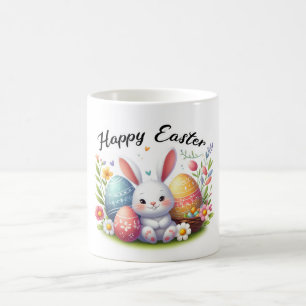 Caneca De Café Felz pascoa Bunny
