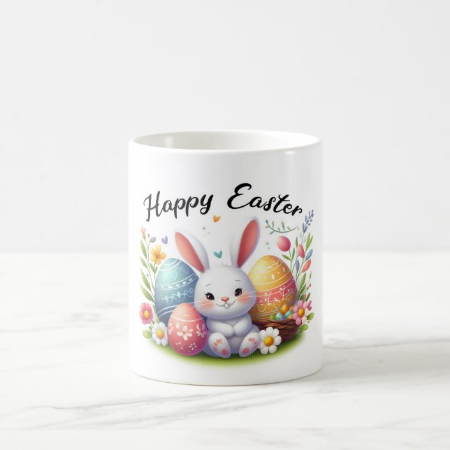 Caneca De Café Felz pascoa Bunny (Centro)