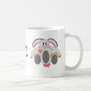 Caneca De Café Felz pascoa Bunny