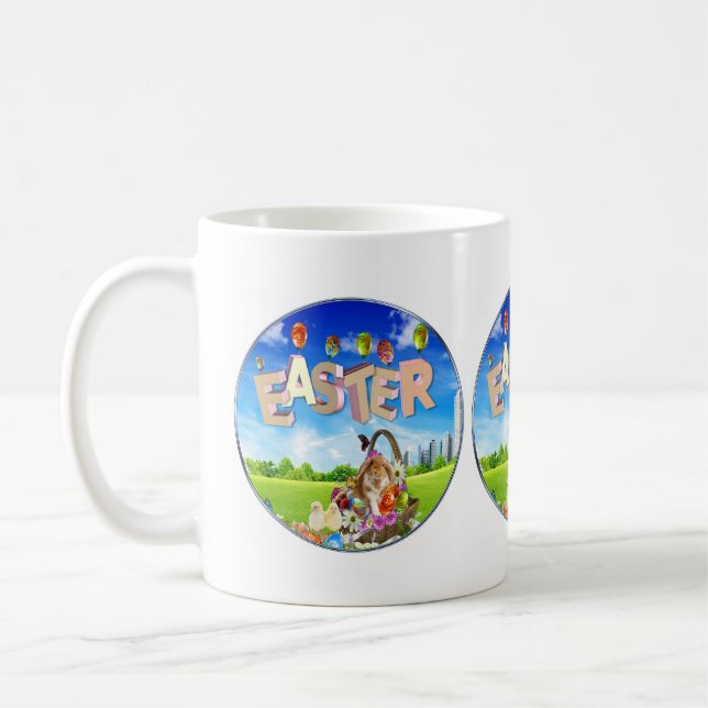 Caneca De Café Felz pascoa Café Mug (Esquerda)