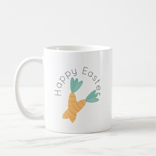 Caneca De Café Felz pascoa Carrot Bunch (Esquerda)