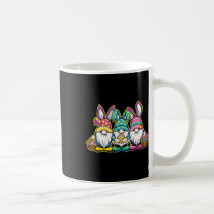 Caneca De Café Felz pascoa Coelho De Ovos E Gnome Ea
