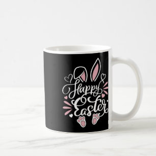 Caneca De Café Felz pascoa Dia Coelhinho Ovos Coelhos Família Grá