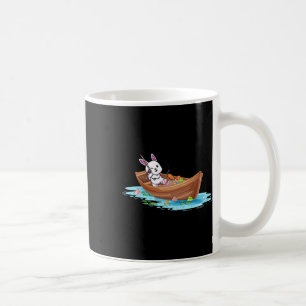 Caneca De Café Felz pascoa Dia Coelhinho Pescadores Crianças