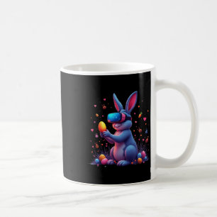 Caneca De Café Felz pascoa Dia Coelho Ovo Jogo Engraçado Vr Gam