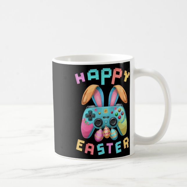 Caneca De Café Felz pascoa Engraçado Controladora de Jogos Cony G (Direita)